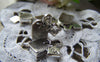 Accessories - 10 Pcs Of Antique Silver Tea Bag Charms 14x15mm A1289