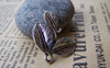 Accessories - 10 Pcs Of Antique Silver Three Leaf Branch Charms 23x23mm A959