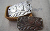 Accessories - 10 Pcs Of Antique Silver Three Owl On Tree Rectangular Connectors Charms 20x38mm A1839