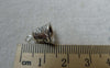 Accessories - 10 Pcs Of Antique Silver Toll Bell Pendants Charms 9x9mm A6471