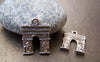 Accessories - 10 Pcs Of Antique Silver Triumphal Arch Charms 14x18mm A1660