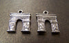 Accessories - 10 Pcs Of Antique Silver Triumphal Arch Charms 14x18mm A1660