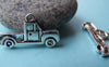 Accessories - 10 Pcs Of Antique Silver Truck Pendants Charms 15x26mm A933