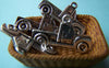 Accessories - 10 Pcs Of Antique Silver Truck Pendants Charms 15x26mm A933