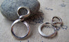 Accessories - 10 Pcs Of Antique Silver Twisted Figure 8 Connectors Charms 16x31mm A1048