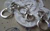 Accessories - 10 Pcs Of Antique Silver Twisted Figure 8 Connectors Charms 16x31mm A1048