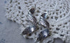 Accessories - 10 Pcs Of Antique Silver Twisted Tree Leaf Charms Pendants 14x44mm A7665