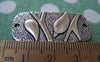 Accessories - 10 Pcs Of Antique Silver Two Birds Rectangular Connector Charms 19x38mm A3462