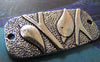 Accessories - 10 Pcs Of Antique Silver Two Birds Rectangular Connector Charms 19x38mm A3462