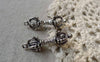 Accessories - 10 Pcs Of Antique Silver Vajra Dorje Cross Buddhism Charms 32mm A6022