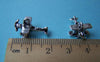 Accessories - 10 Pcs Of Antique Silver Vintage Biplane Plane Charms Pendant 10x19mm A1374