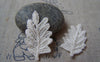 Accessories - 10 Pcs Of Beige Floral Tree Leaf Cotton Lace Doily 20x40mm A5009