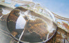 Accessories - 10 Pcs Of Crystal Glass Dome Round Cabochon Cameo 40mm A4777
