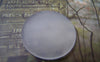 Accessories - 10 Pcs Of Frosted Glass Dome Round Cabochon Cameo 25mm A4985
