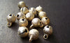 Accessories - 10 Pcs Of Gold Color Star Dust Bells Jingle Bells Charms 8mm A3865