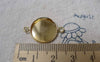 Accessories - 10 Pcs Of Gold Tone Brass Base Settings Connnector Match 16mm Cabochon A6826