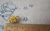 Accessories - 10 Pcs Of Gold Tone Brass Pineal Pinecones Charms 8x12mm A4590