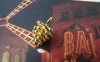 Accessories - 10 Pcs Of Gold Tone Brass Pineal Pinecones Charms 8x12mm A4590