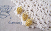 Accessories - 10 Pcs Of Gold Tone Brass Pineal Pinecones Charms 8x12mm A4590