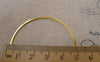 Accessories - 10 Pcs Of Gold Tone Brass Seamless Rings 50mm 17gauge A7373