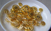 Accessories - 10 Pcs Of Gold Tone Racing Bike Bicycle Charms 24x24mm A938