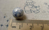 Accessories - 10 Pcs Of Hand Painted Ceramic Beads 12mm A6398