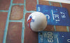 Accessories - 10 Pcs Of Hand Painted Ceramic Round Beads 12mm A2489