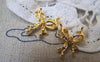 Accessories - 10 Pcs Of Non Tarnish 16K Gold Color Brass Bow Tie Knot Charms 12x14mm A2266