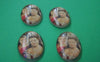 Accessories - 10 Pcs Of Resin Dome Princess Oval Cameo Cabochon 23.5x31mm A4068