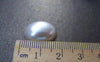 Accessories - 10 Pcs Of Resin Pearl White Oval Cameo Cabochons 13x18mm A3627