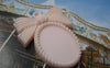 Accessories - 10 Pcs Of Resin Pink Oval Bow Tie Cameo Cabochon Base Settings Match 18x25mm A4906