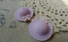 Accessories - 10 Pcs Of Resin Purple Bow Summer Hat Cameo Size 26x29mm A5609