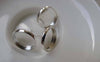 Accessories - 10 Pcs Of Silver Tone Bezel 14mm Ear Stud Earring Posts A7183