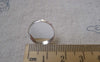 Accessories - 10 Pcs Of Silver Tone Bezel 14mm Ear Stud Earring Posts A7183