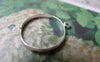 Accessories - 10 Pcs Of Silver Tone Brass Adjustable Single Loop Ring Bases 20mm A7095