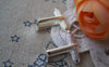 Accessories - 10 Pcs Of Silver Tone Brass Screw Thread Cuff Links Cufflinks With 8mm Pad A429