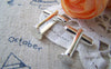Accessories - 10 Pcs Of Silver Tone Lovely Cuff Links Cufflinks With 8mm Pad Cameo A3753