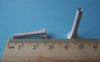 Accessories - 10 Pcs Of Silver Tone Spring Wire Coil Bead Caps 10x25mm