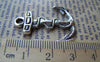 Accessories - 10 Pcs Of Tibetan Silver Antique Silver Anchor Charms 24x32mm A1275