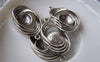 Accessories - 10 Pcs Of Tibetan Silver Antique Silver Filigree Twisted Pendant Charms 18x29mm A4472