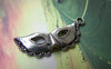 Accessories - 10 Pcs Of Tibetan Silver Antique Silver Halloween Lady Mask Charms 12x31mm A2974