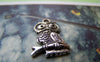 Accessories - 10 Pcs Of Tibetan Silver Antique Silver Lovely Owl Charms 14x19mm A1838