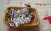 Accessories - 10 Pcs Of Tibetan Silver Antique Silver Lovely Owl Charms Double Sided 10x22mm A1846