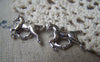 Accessories - 10 Pcs Of Tibetan Silver Antique Silver Running Horse Charms 15x20mm A4759