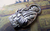Accessories - 10 Pcs Of Tibetan Silver Antique Silver SAN PIO Padre Pio Charms 14x25mm A4398