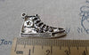 Accessories - 10 Pcs Of Tibetan Silver Antique Silver Sneaker Shoes Charms 20x32mm A4769