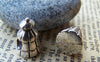 Accessories - 10 Pcs Of Tibetan Silver Antique Silver Thatched Cottage Beads Charms 11x15mm A1115
