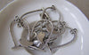 Accessories - 10 Pcs Of Tibetan Silver Lovely Bird Connector Charms 18x29mm A4506