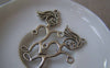 Accessories - 10 Pcs Of Tibetan Silver Lovely Dancer Charms 25x40mm A4551