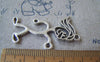 Accessories - 10 Pcs Of Tibetan Silver Lovely Dancer Charms 25x40mm A4551